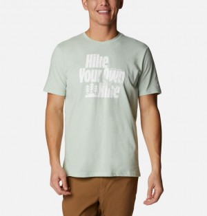 Columbia Alpine Way Men T-Shirts | TXAEPK-745