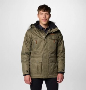 Columbia Barlow Pass TurboDown™ II Men Jackets Green | ROGIPD-523