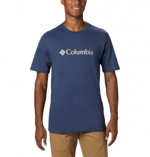 Columbia CSC Basic Logo Men T-Shirts | ZLWKQI-725