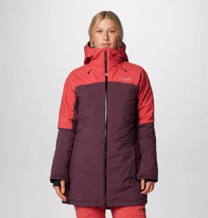 Columbia Mount Bindo™ IV Insulated Women Jackets Burgundy | FHSYOE-015