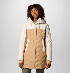 Columbia Mountain Croo™ III Mid Women Down Jackets Beige | MQZYSO-235