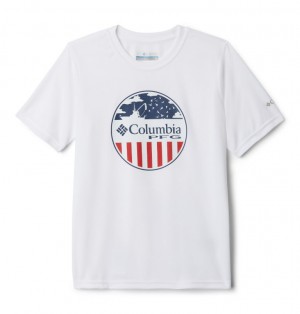 Columbia PFG Kids' Shirts | OTWFDG-156