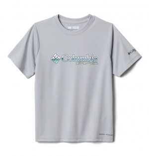 Columbia PFG Kids' T-Shirts | FZYDXB-341