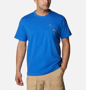 Columbia PFG Men T-Shirts | AYKXQP-216