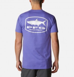 Columbia PFG Men T-Shirts | BXVYPZ-415