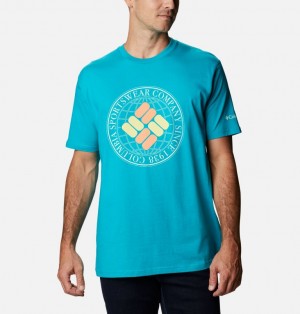 Columbia PFG Men T-Shirts | FVRZLS-736