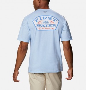 Columbia PFG Men T-Shirts | JIRDMB-516