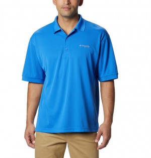 Columbia PFG Perfect Cast Men Polo Shirts | UIVQLW-341