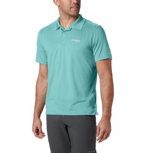 Columbia PFG Skiff Cast Men Polo Shirts | EFSCOJ-258