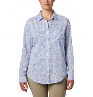 Columbia PFG Sun Drifter II Women Shirts | NRTIWU-238