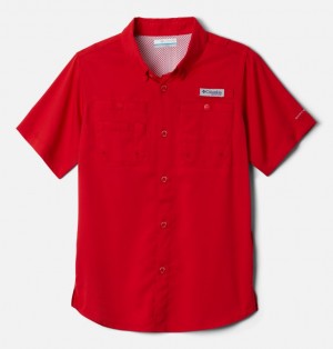 Columbia PFG Tamiami Kids' Shirts | VCRLKT-516