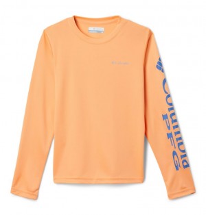 Columbia PFG Terminal Tackle Kids' Shirts | XKJOQW-945