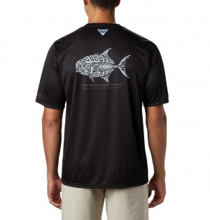 Columbia PFG Terminal Tackle Men T-Shirts | CXROBJ-527