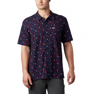 Columbia PFG Trollers Best Men Shirts | ERMJOC-743