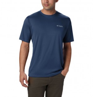 Columbia PFG Zero Rules Men T-Shirts | PWITDA-165