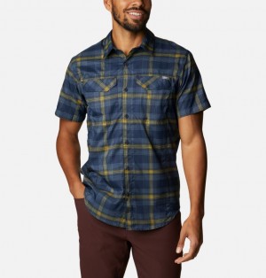 Columbia Silver Ridge Lite Plaid Men Shirts | HKUEGX-156