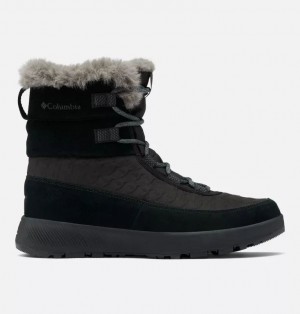 Columbia Slopeside™ Peak Luxe Women Boots Black | MERVZA-627