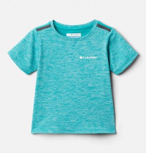 Columbia Tech Trek Kids' T-Shirts | ZDWNRI-705