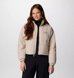 Columbia Wallowa™ Insulated Cropped Women Jackets Cream | XMUFDL-138