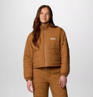 Columbia Wallowa™ Insulated Cropped Women Jackets Brown | RXITCL-807