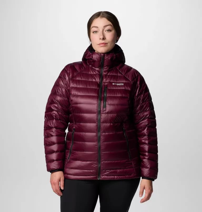 Columbia Arctic Crest™ Down Women Jackets Burgundy | GKHVQP-741