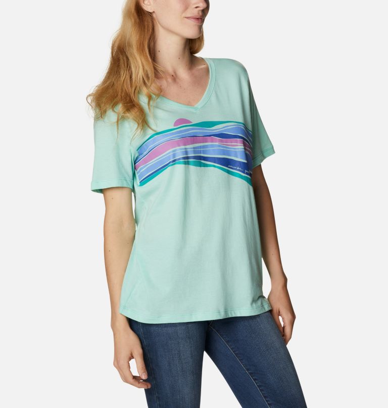 Columbia Bluebird Day Women T-Shirts | NTKAPU-847