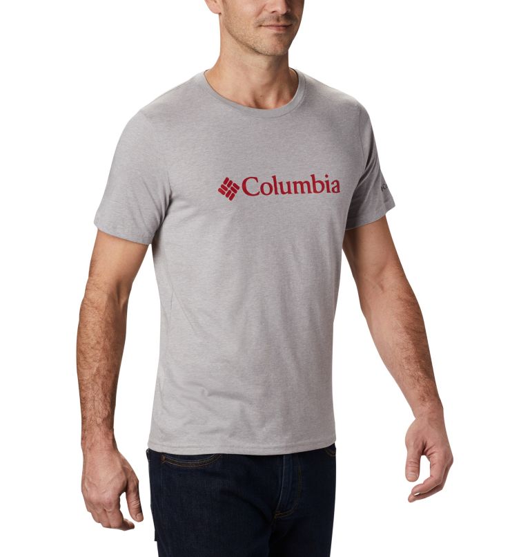 Columbia CSC Basic Logo Men T-Shirts | PYQJUS-207