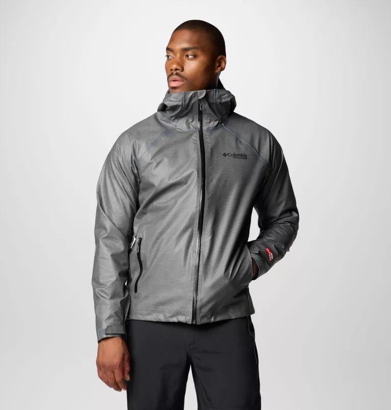 Columbia OutDry™ Extreme Reign™ Men Jackets Dark Grey | GHFRAJ-157