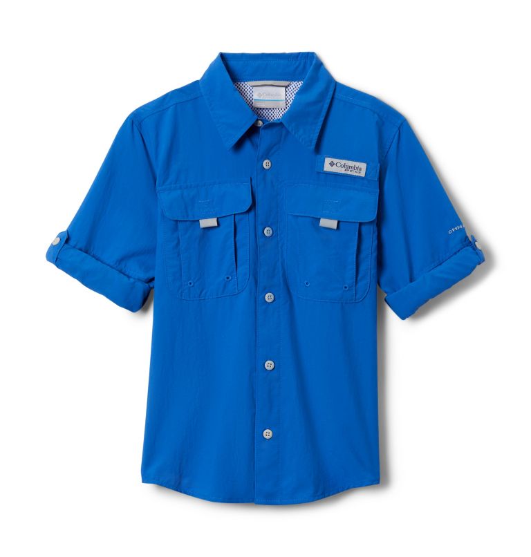 Columbia PFG Bonehead Kids' Shirts | MQRYBT-912