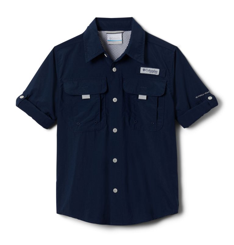 Columbia PFG Bonehead Kids' Shirts | UHXEQS-296