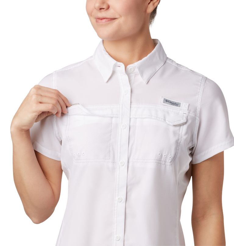 Columbia PFG Lo Drag Women Shirts | YNKEZM-823