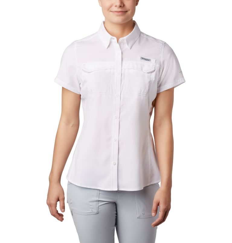 Columbia PFG Lo Drag Women Shirts | YNKEZM-823