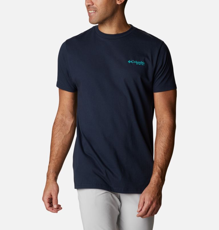 Columbia PFG Men T-Shirts | AWSZKQ-318