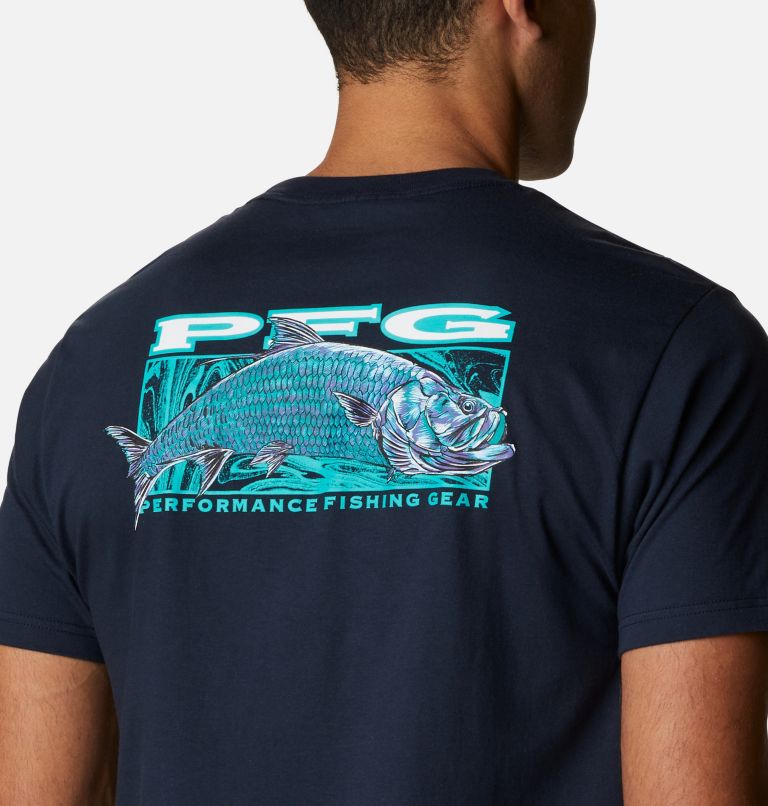 Columbia PFG Men T-Shirts | AWSZKQ-318