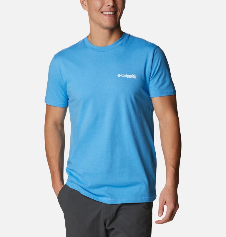 Columbia PFG Men T-Shirts | CFAEDL-520