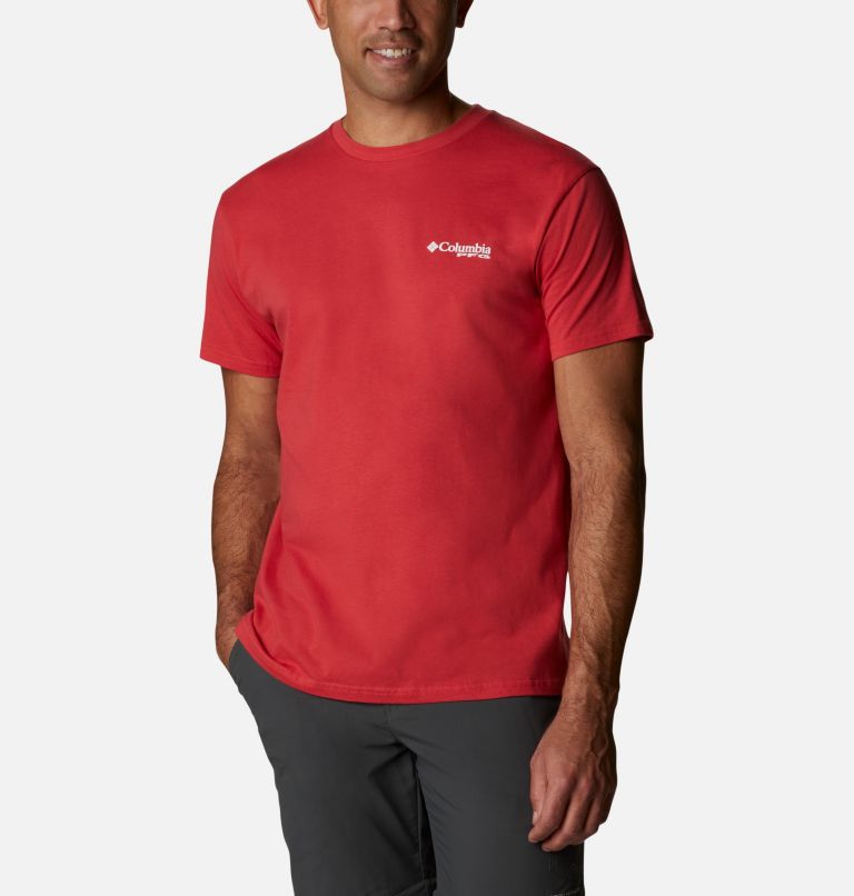 Columbia PFG Men T-Shirts | FPKGXA-056