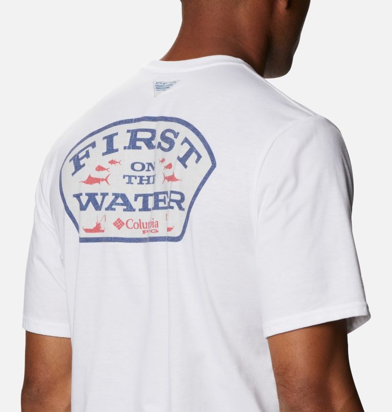 Columbia PFG Men T-Shirts | TLCYMZ-691