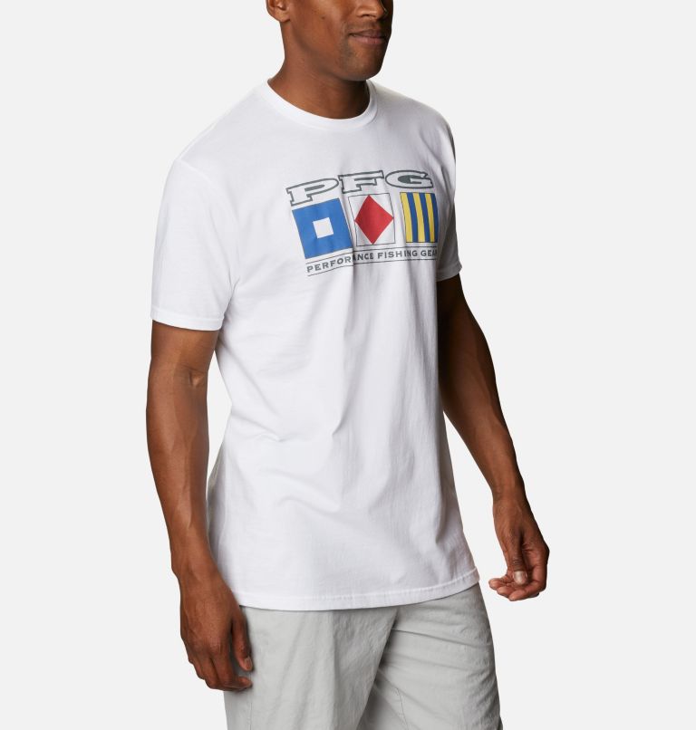 Columbia PFG Men T-Shirts | VFNGRH-903