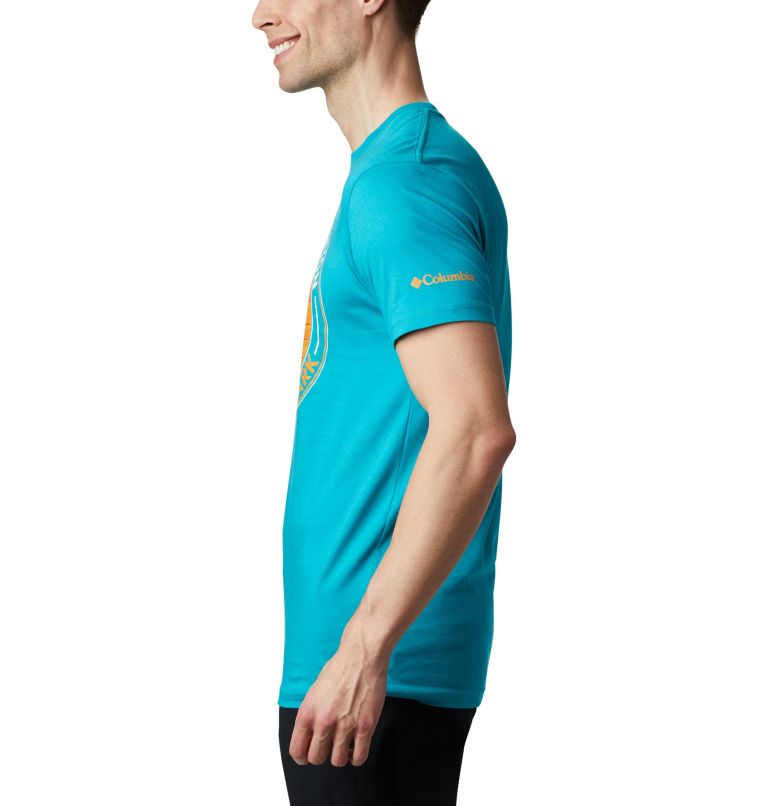 Columbia PFG Men T-Shirts | ZYWHXQ-618