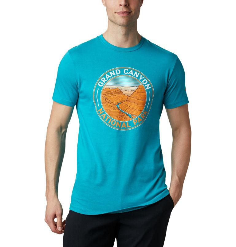 Columbia PFG Men T-Shirts | ZYWHXQ-618