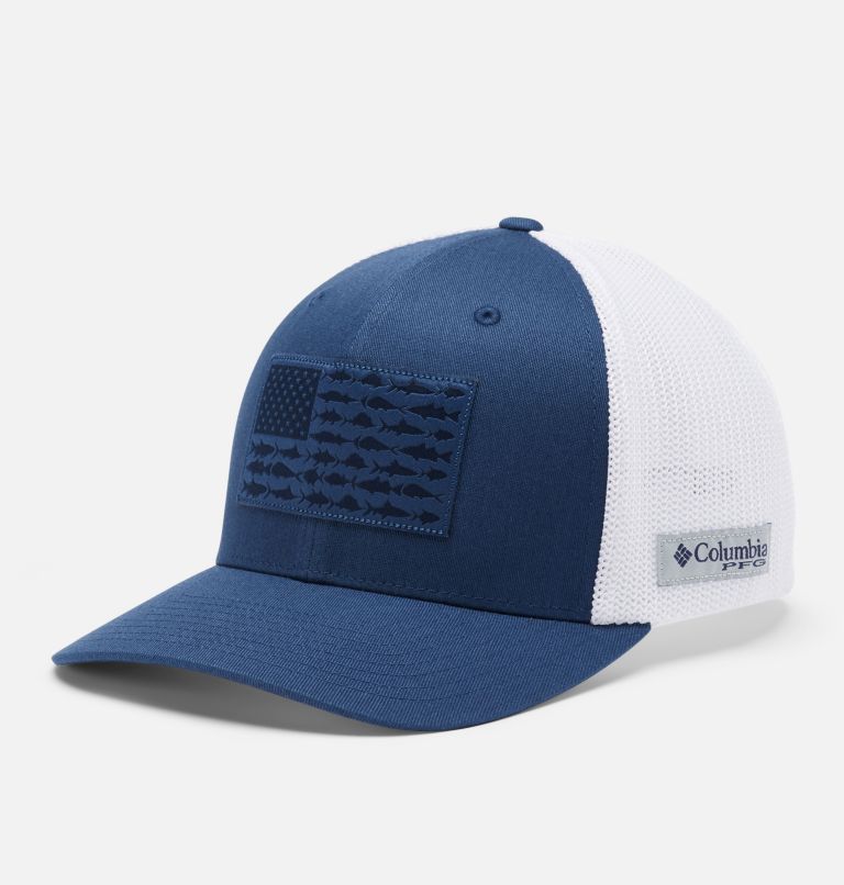 Columbia PFG Mesh Fish Flag Baseball Men Hats | ZDTSPA-983