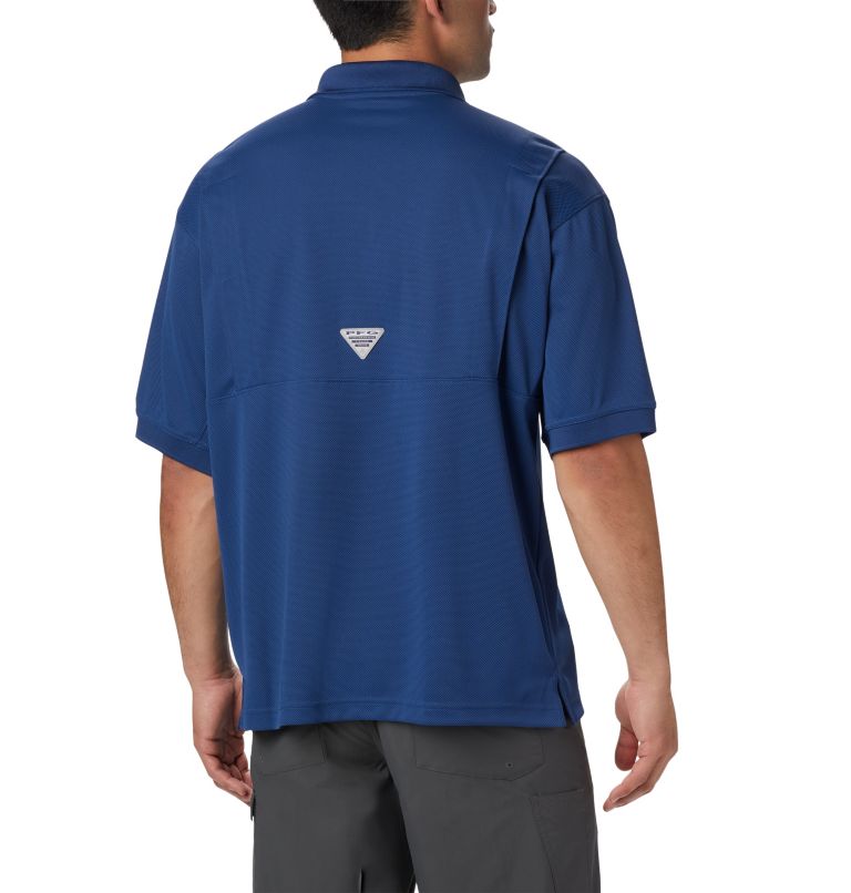 Columbia PFG Perfect Cast Men Polo Shirts | ZVCJWU-917