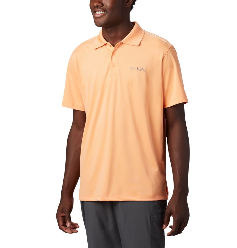 Columbia PFG Skiff Cast Men Polo Shirts | RQTOWL-740