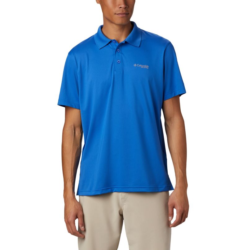 Columbia PFG Skiff Cast Men Polo Shirts | RWSLIY-904