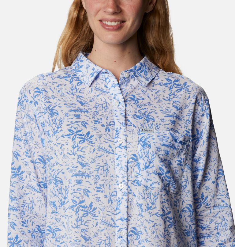 Columbia PFG Sun Drifter II Women Shirts | YSXDHG-806