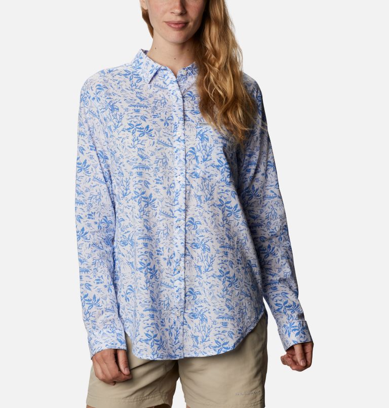 Columbia PFG Sun Drifter II Women Shirts | YSXDHG-806