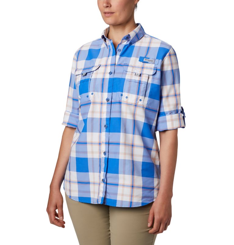 Columbia PFG Super Bahama Women Shirts | BXAYJW-781