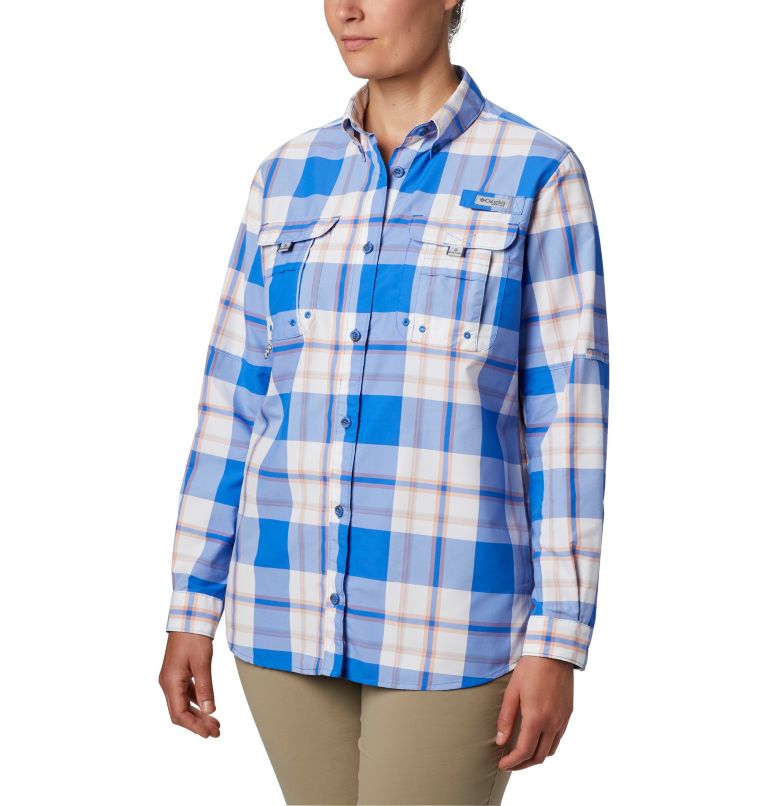 Columbia PFG Super Bahama Women Shirts | BXAYJW-781