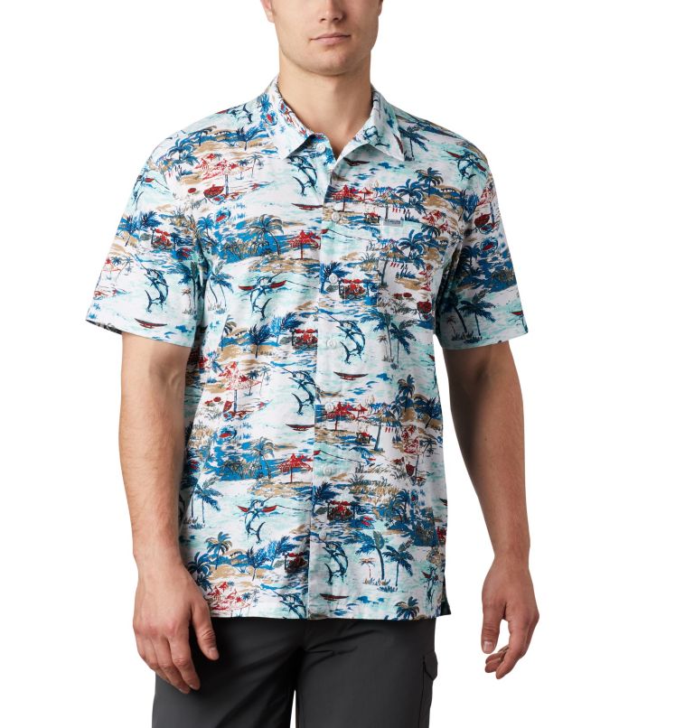 Columbia PFG Trollers Best Men Shirts | ICZKNA-195