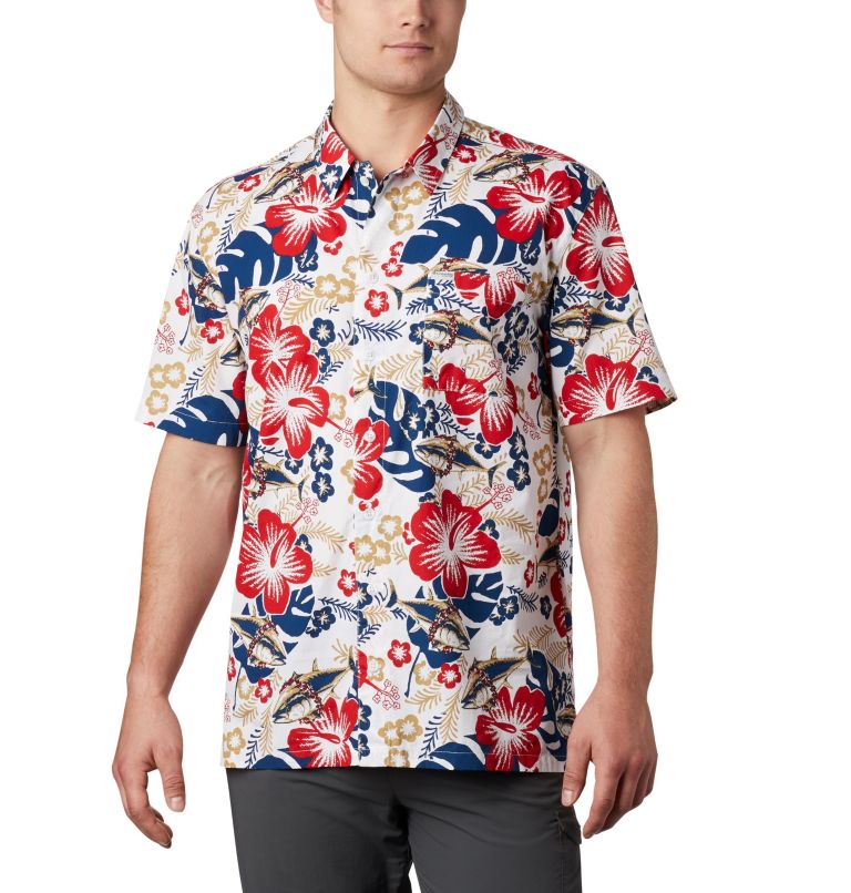 Columbia PFG Trollers Best Men Shirts | QUROXE-049